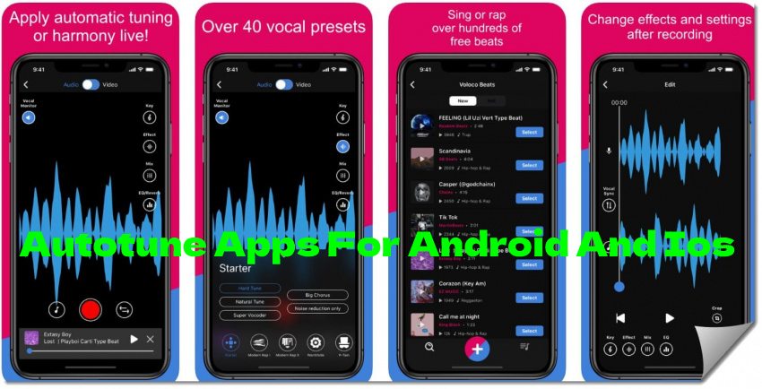 In 2021, The Top 9 Autotune Apps For Android And Ios Will Be Available.