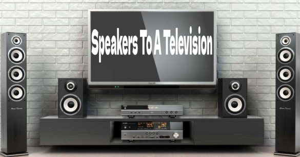 Speakers To A Television