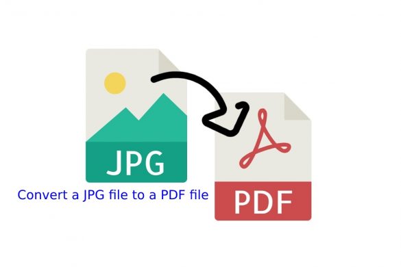 Convert a JPG file to a PDF file (1)