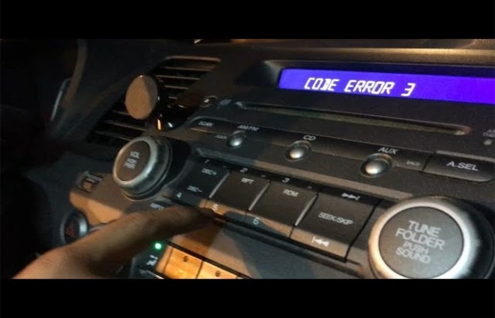 Error Message on the New Car Stereo