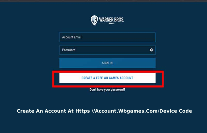 create account