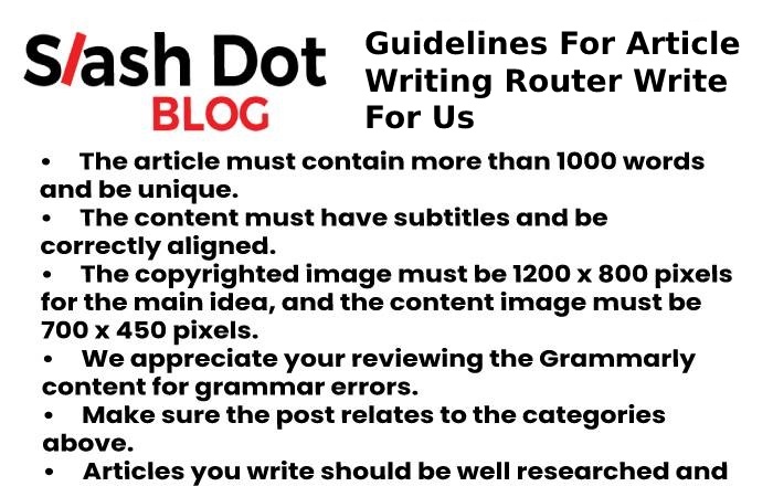 guidelines slash dot