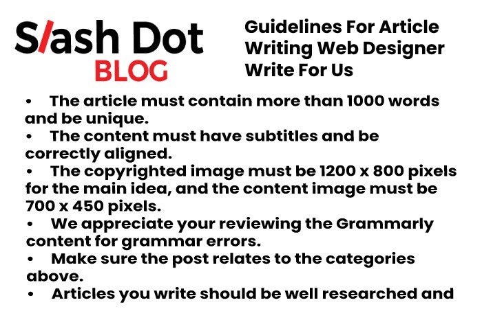 guidelines slash dot