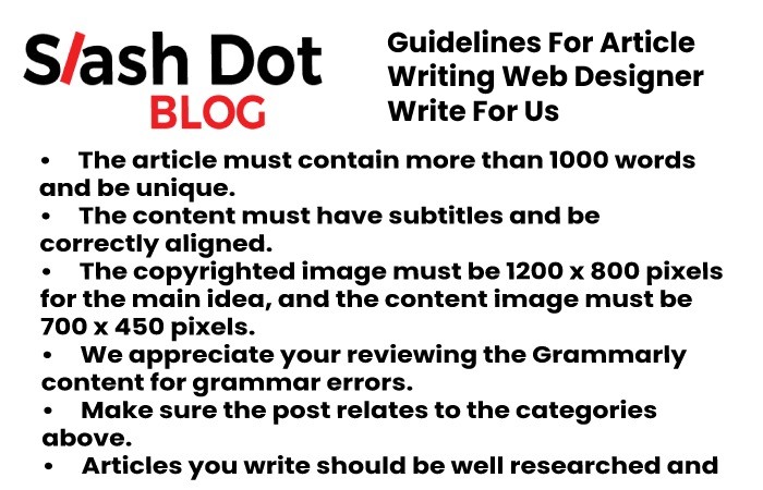 guidelines slash dot