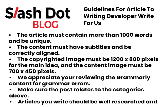 guidelines slash dot