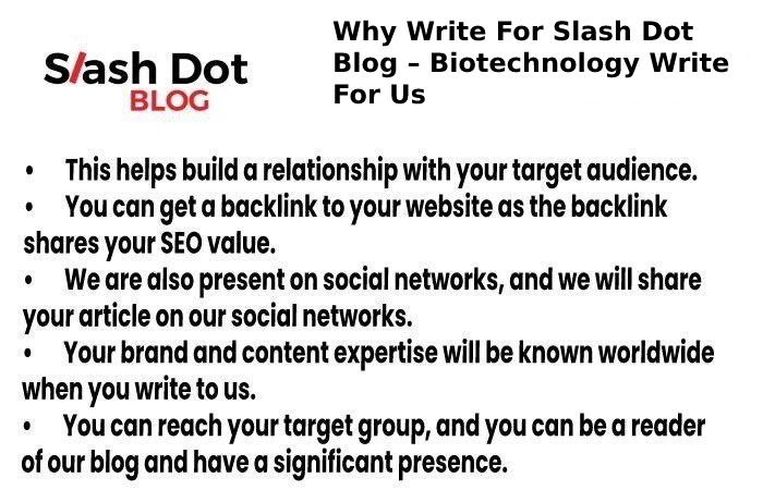 why write for slashdot blog