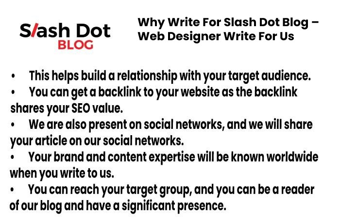 why write for slashdot blog