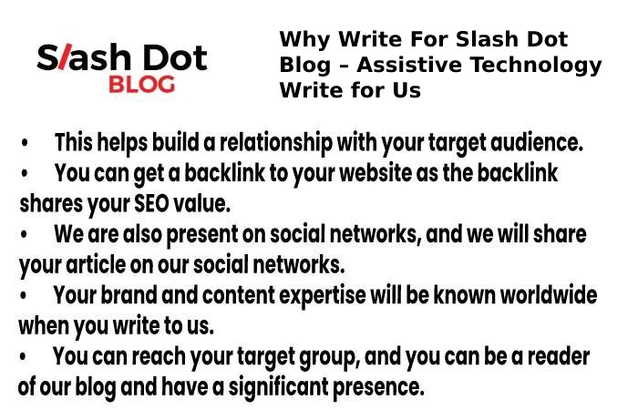 why write for slashdot blog