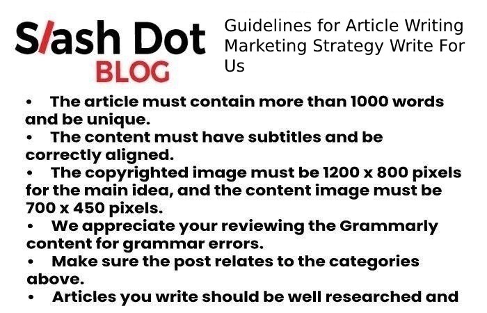 guidelines slash dot