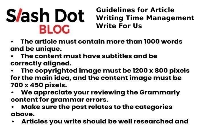 guidelines slash dot