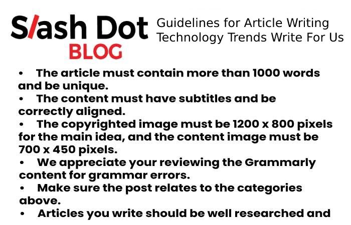 guidelines slash dot