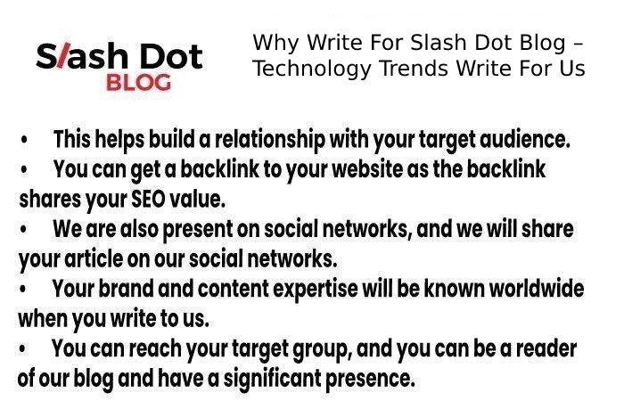 why write for slashdot blog 