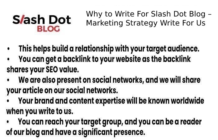 why write for slashdot blog