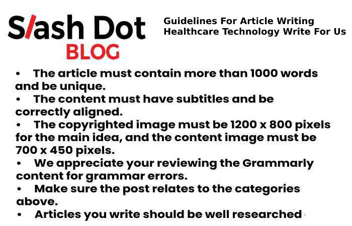 Guidelines for slashdot blog