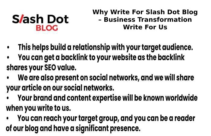 why write for slashdot blog