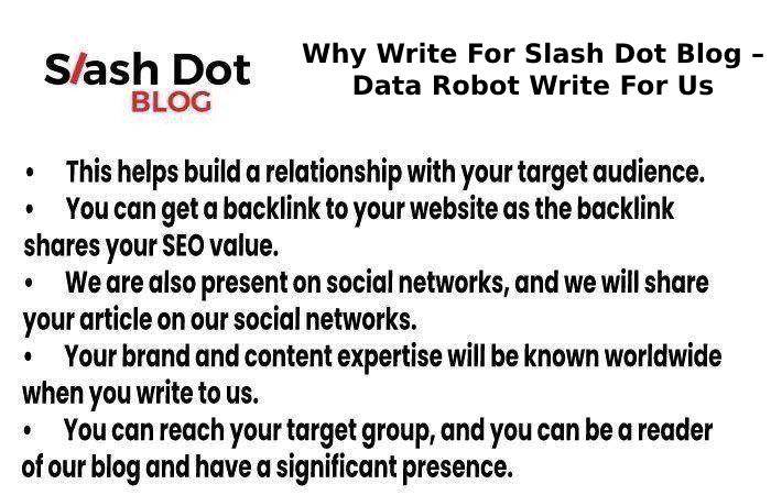 why write for slashdot blog