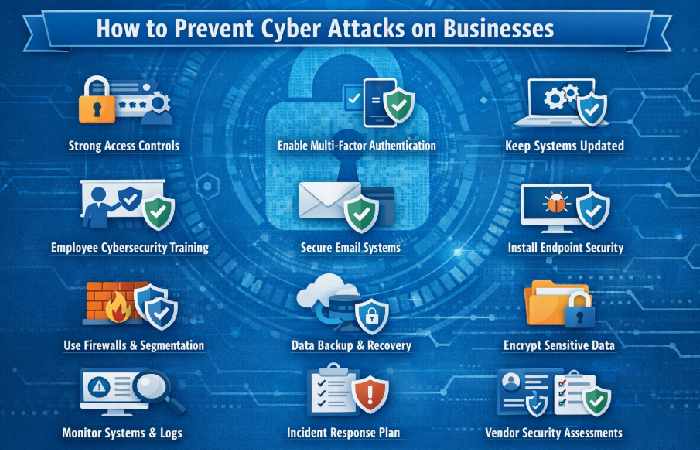 prevent cyber attacks on businesses
