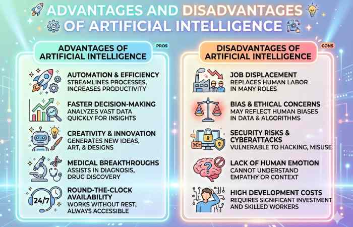 advantages and disadvantages of artificial intelligence