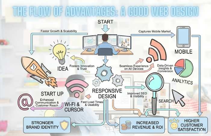 advantages of having a good web design