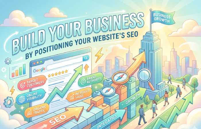 by positioning the seo of your website