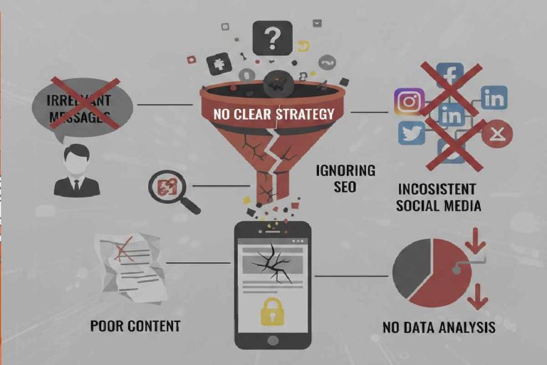 common digital marketing mistakes