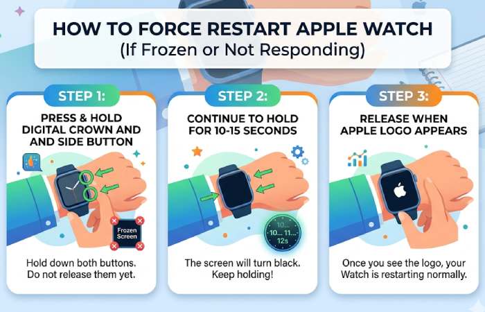 how to force restart apple watch