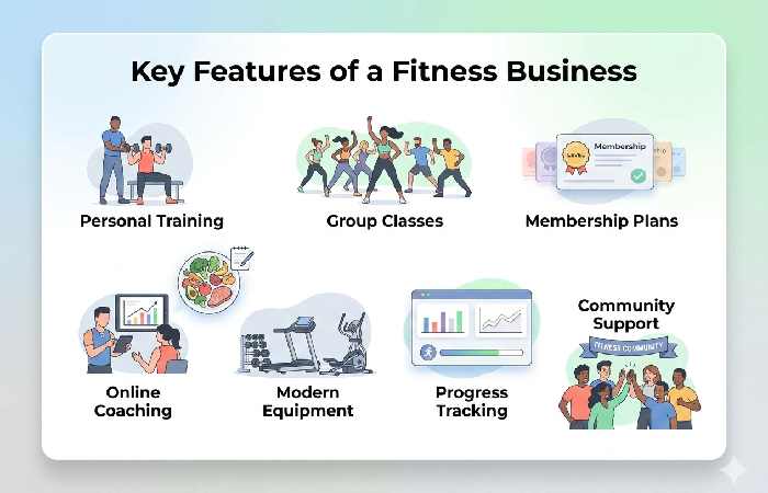 Key Features Of Fitness Business