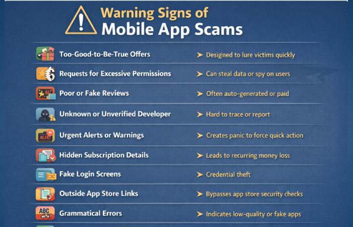 Warning Signs of Mobile App Scams