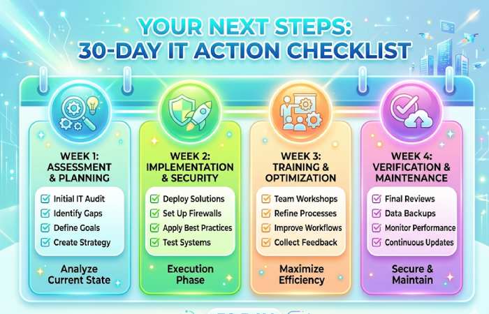 30-day it action checklist