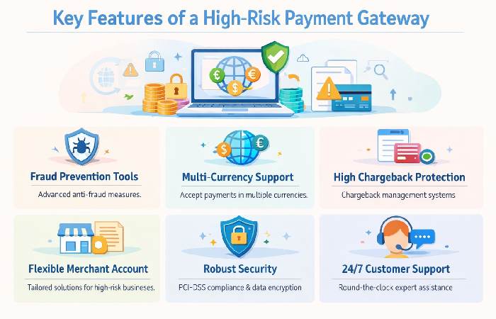 key features of a high-risk payment gateway 