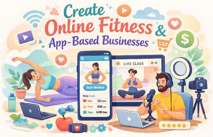 online fitness & app-based businesses