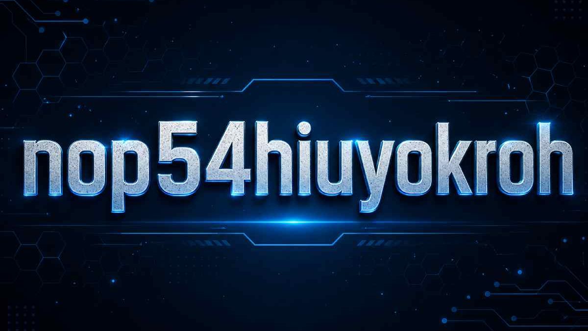 Nop54hiuyokroh Explained: Meaning, Uses and Trends