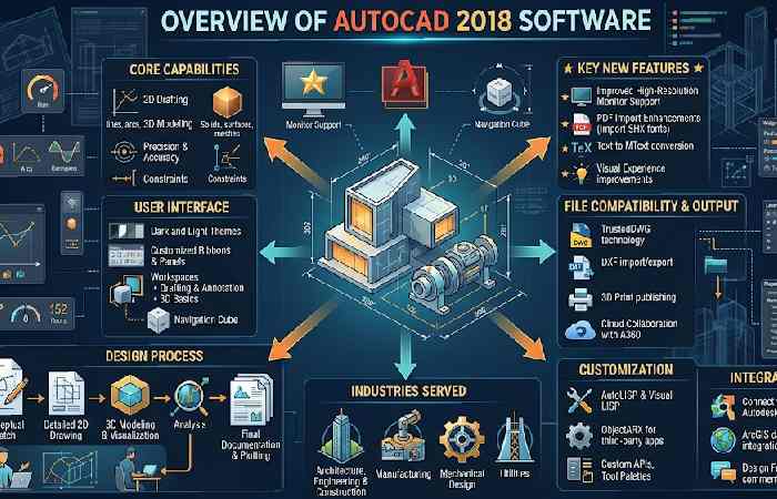 overview of autocad 2018 software